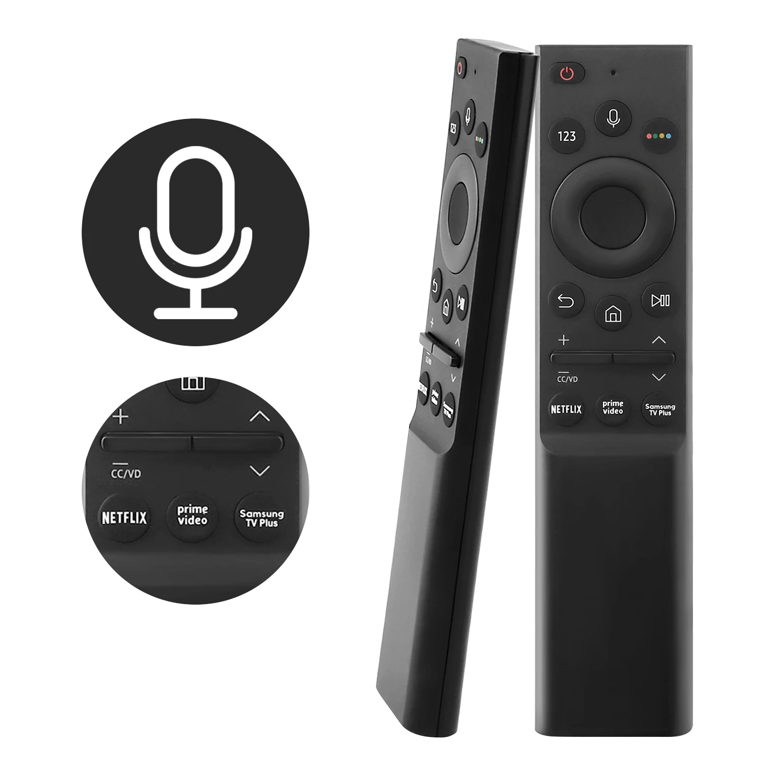 New Voice Remote Control BN59-01363A Use for Samsung QLED 4K 8K UHD HDR Smart TVs UNAU8000F Series UN43AU8000FXZA UN50AU8000FXZA