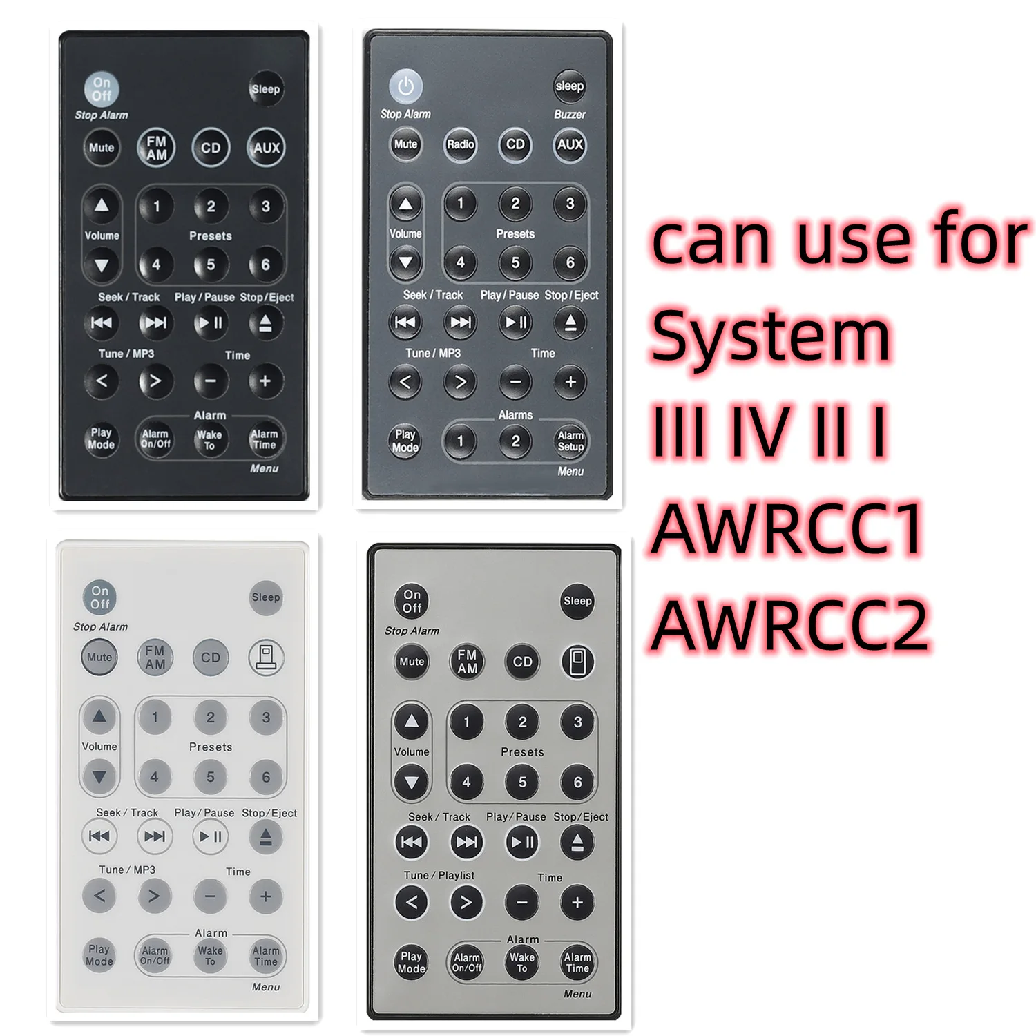 Universal Replacement Remote Control for Bose Sound Touch Wave Music Radio System-Generation System III IV II I) AWRCC1 AWRCC2