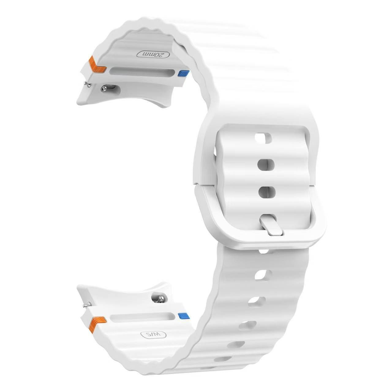 Original Silicone Strap for Samsung Galaxy Watch 7 6 5 4 40mm 44mm 5Pro 45mm Bracelet for Galaxy Watch 4 6Classic 43mm 47mm Band