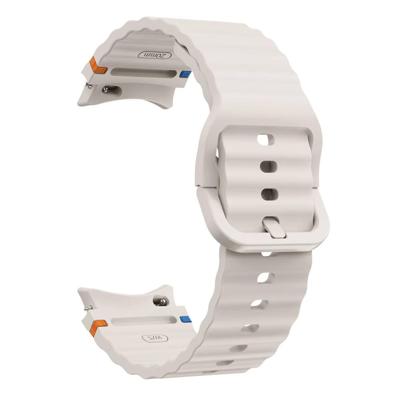 Original Silicone Strap for Samsung Galaxy Watch 7 6 5 4 40mm 44mm 5Pro 45mm Bracelet for Galaxy Watch 4 6Classic 43mm 47mm Band