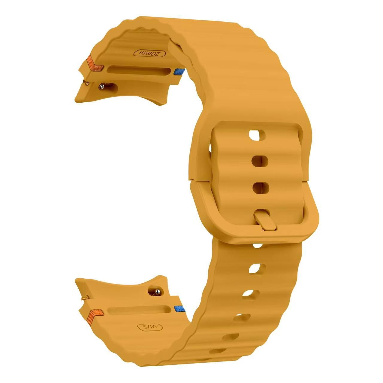 Original Silicone Strap for Samsung Galaxy Watch 7 6 5 4 40mm 44mm 5Pro 45mm Bracelet for Galaxy Watch 4 6Classic 43mm 47mm Band