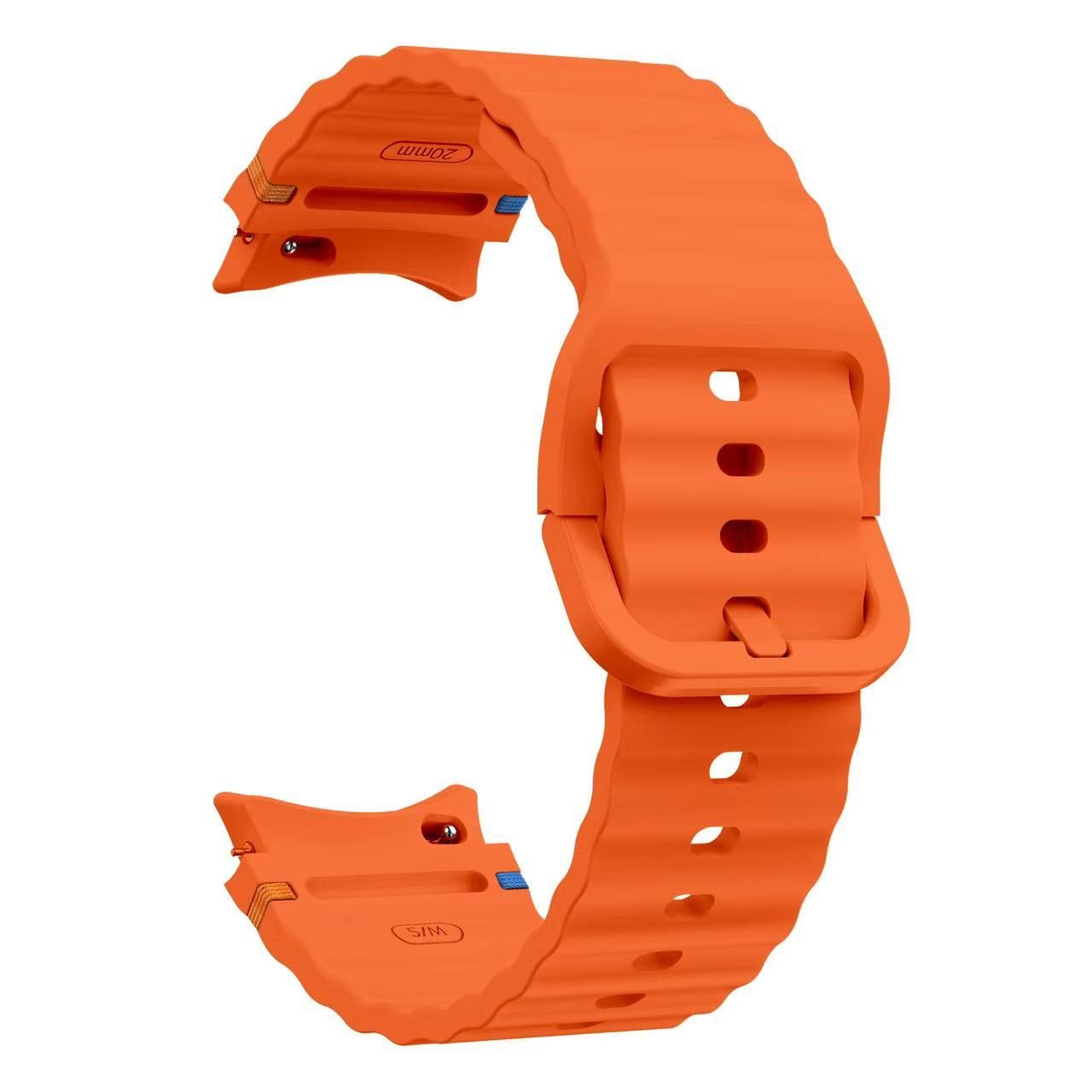 Original Silicone Strap for Samsung Galaxy Watch 7 6 5 4 40mm 44mm 5Pro 45mm Bracelet for Galaxy Watch 4 6Classic 43mm 47mm Band