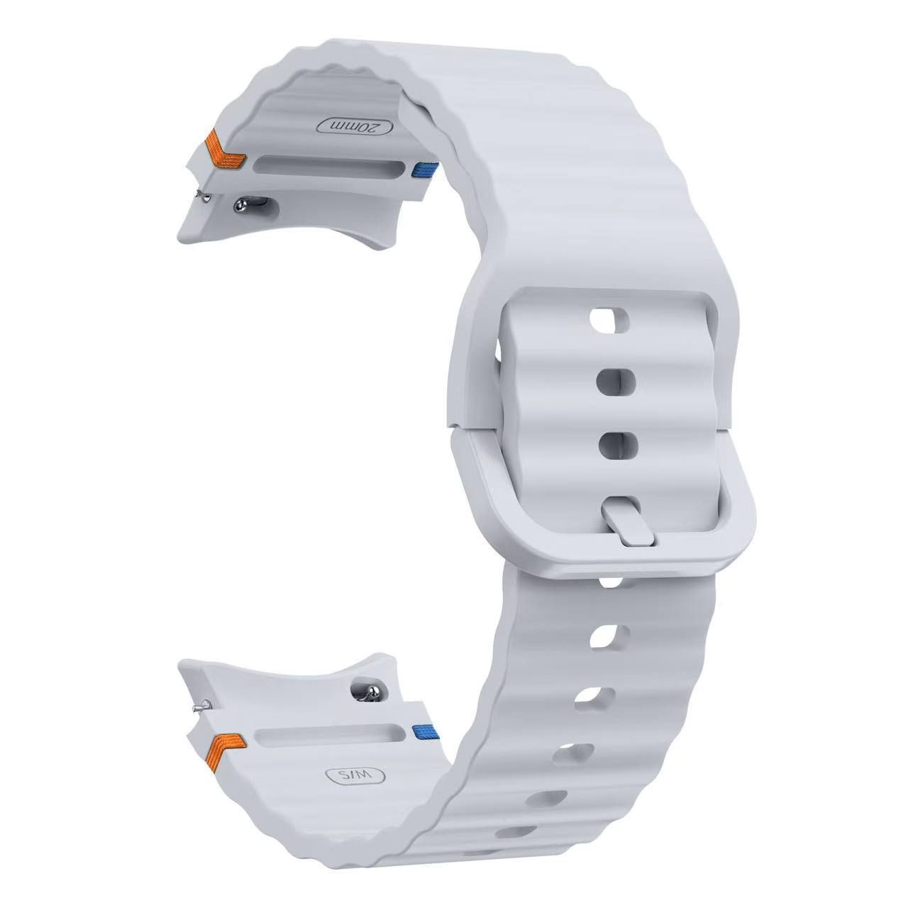 Original Silicone Strap for Samsung Galaxy Watch 7 6 5 4 40mm 44mm 5Pro 45mm Bracelet for Galaxy Watch 4 6Classic 43mm 47mm Band