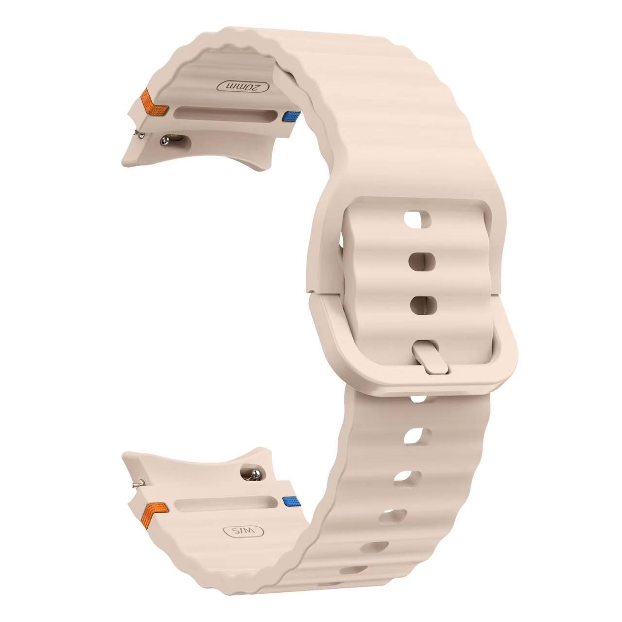 Original Silicone Strap for Samsung Galaxy Watch 7 6 5 4 40mm 44mm 5Pro 45mm Bracelet for Galaxy Watch 4 6Classic 43mm 47mm Band