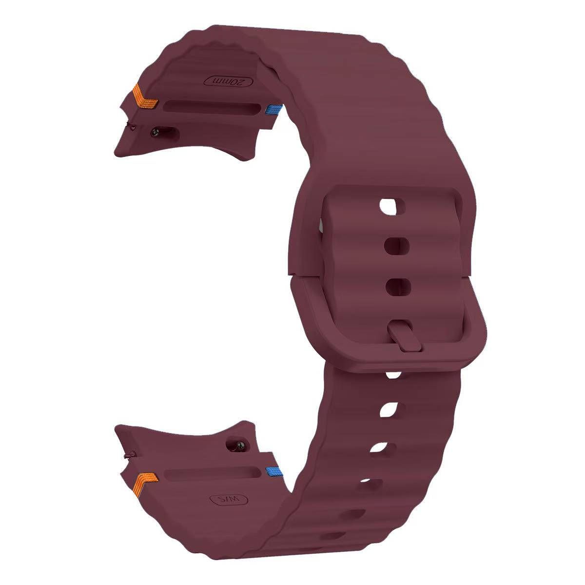 Original Silicone Strap for Samsung Galaxy Watch 7 6 5 4 40mm 44mm 5Pro 45mm Bracelet for Galaxy Watch 4 6Classic 43mm 47mm Band