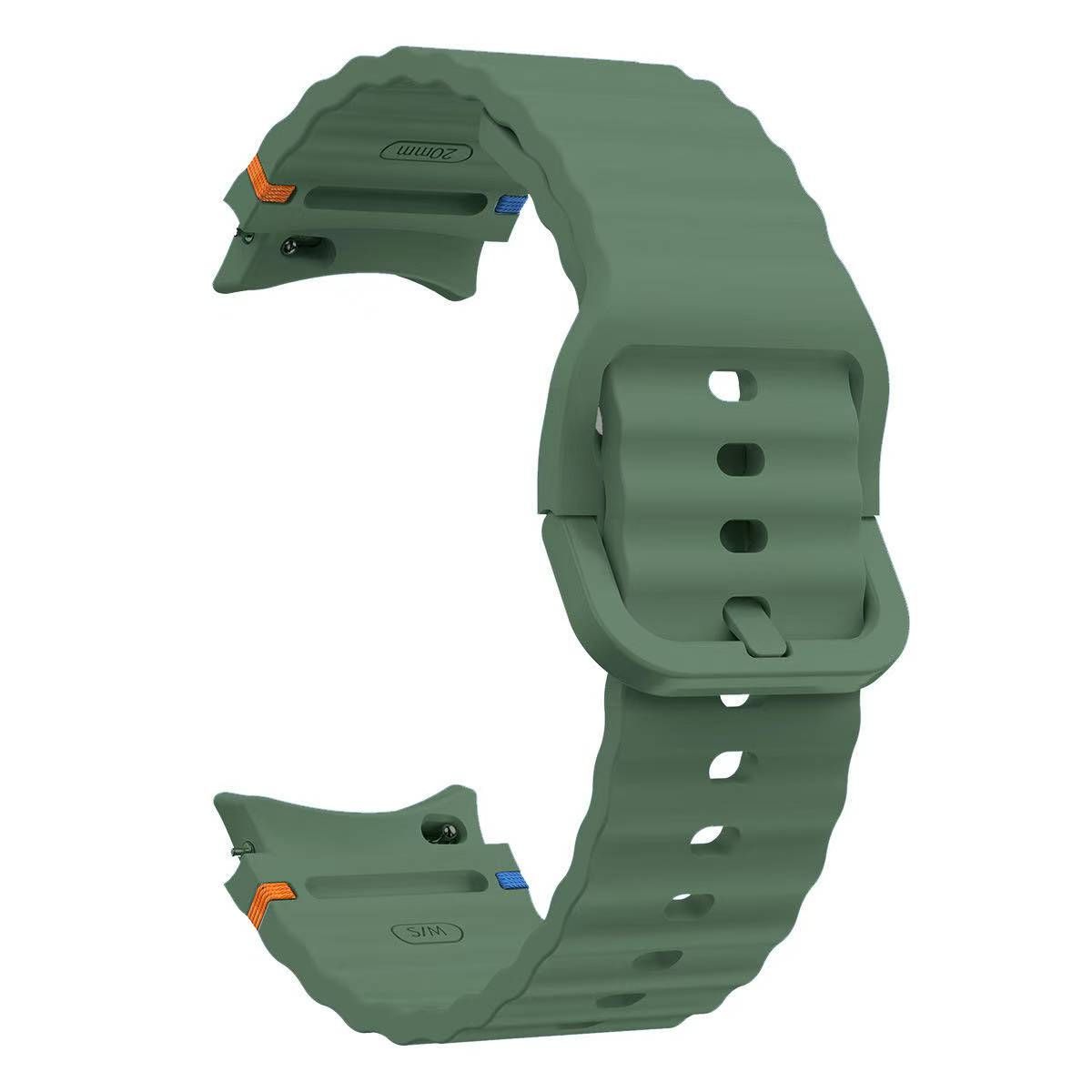 Original Silicone Strap for Samsung Galaxy Watch 7 6 5 4 40mm 44mm 5Pro 45mm Bracelet for Galaxy Watch 4 6Classic 43mm 47mm Band