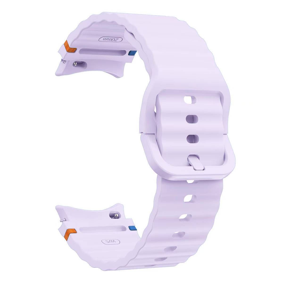Original Silicone Strap for Samsung Galaxy Watch 7 6 5 4 40mm 44mm 5Pro 45mm Bracelet for Galaxy Watch 4 6Classic 43mm 47mm Band