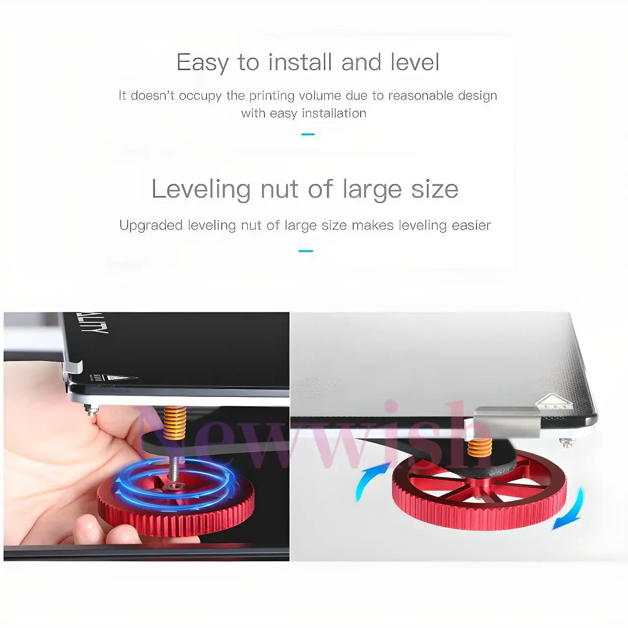 Creality Ender 3 Springs Upgrade Kit,Hot Bed Leveling Kit for Ender 3/V2/Pro/Ender 3 S1/Pro/Plus/Ender 3 Neo/Max Neo 3D Printer.