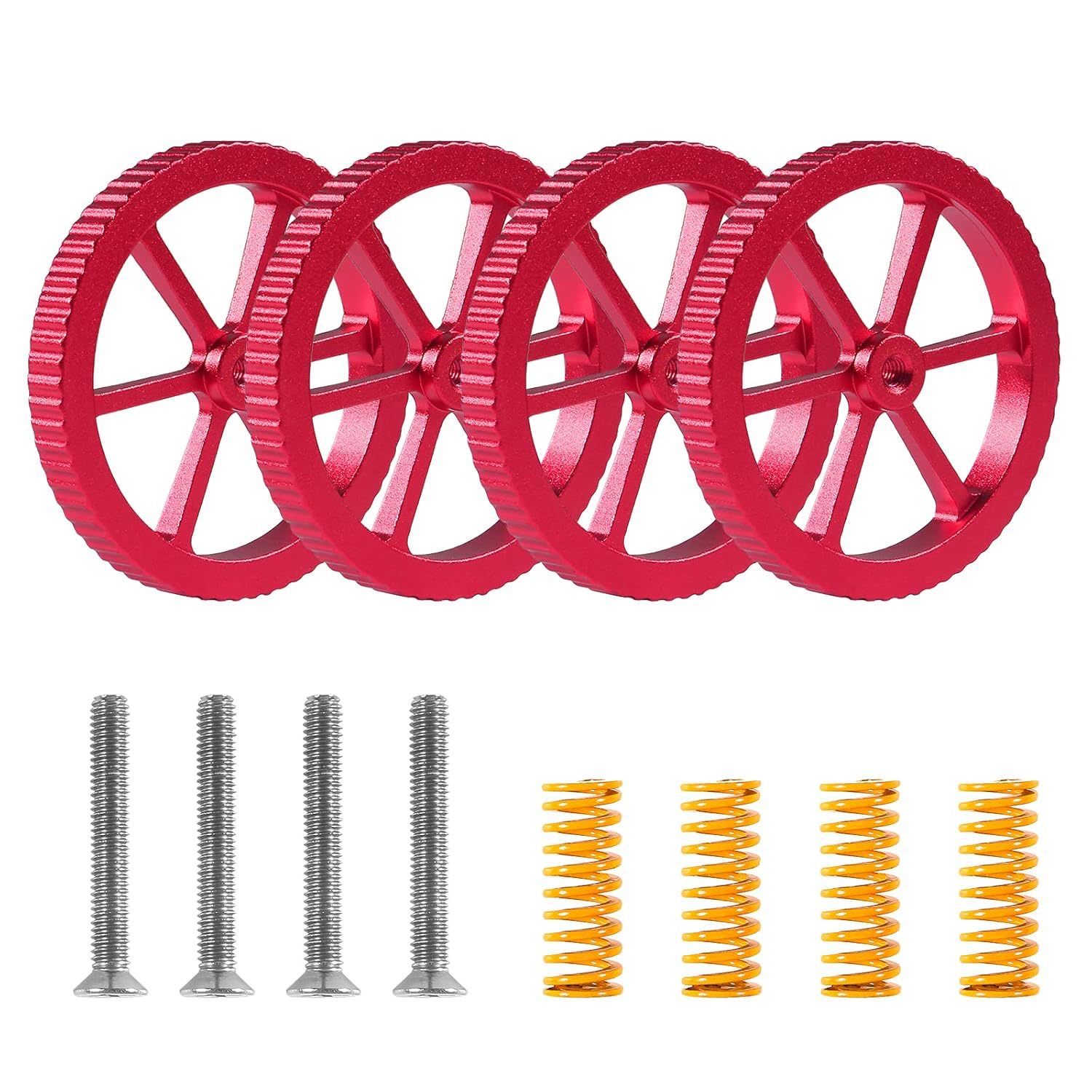 Creality Ender 3 Springs Upgrade Kit,Hot Bed Leveling Kit for Ender 3/V2/Pro/Ender 3 S1/Pro/Plus/Ender 3 Neo/Max Neo 3D Printer.