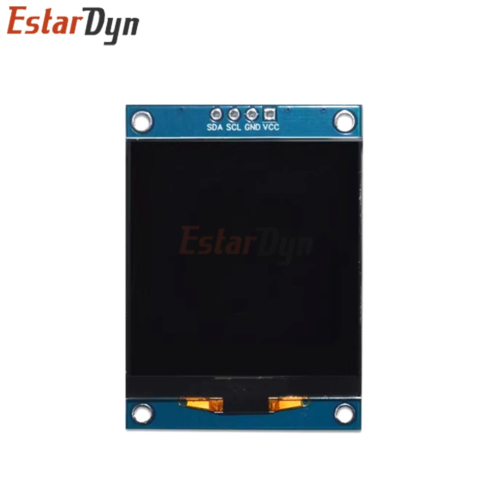 1.5-inch OLED LCD screen SH1107 small screen 128x128 display module 4-pin monochrome screen 11C