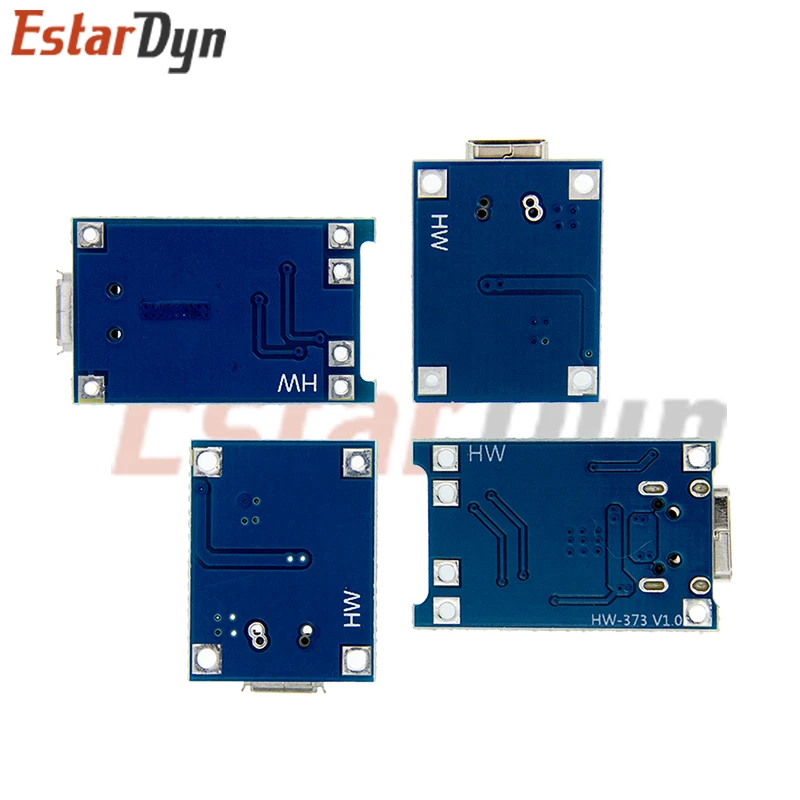 5PCS 5V 1A Micro/Type-c/Mini 18650 TP4056 Lithium Battery Charger Module Charging Board With Protection Dual Functions Li-ion