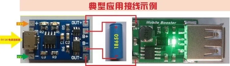 5PCS 5V 1A Micro/Type-c/Mini 18650 TP4056 Lithium Battery Charger Module Charging Board With Protection Dual Functions Li-ion