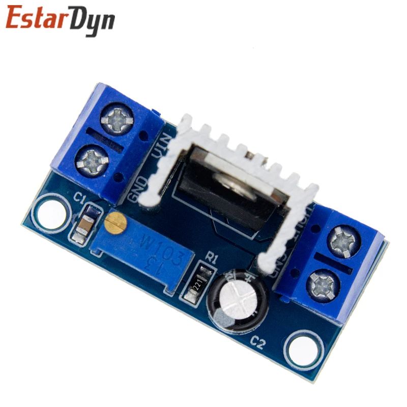 LM317 Adjustable Voltage Regulator Power Supply LM317 DC-DC Converter Buck Step Down Circuit Board Module Linear Regulator