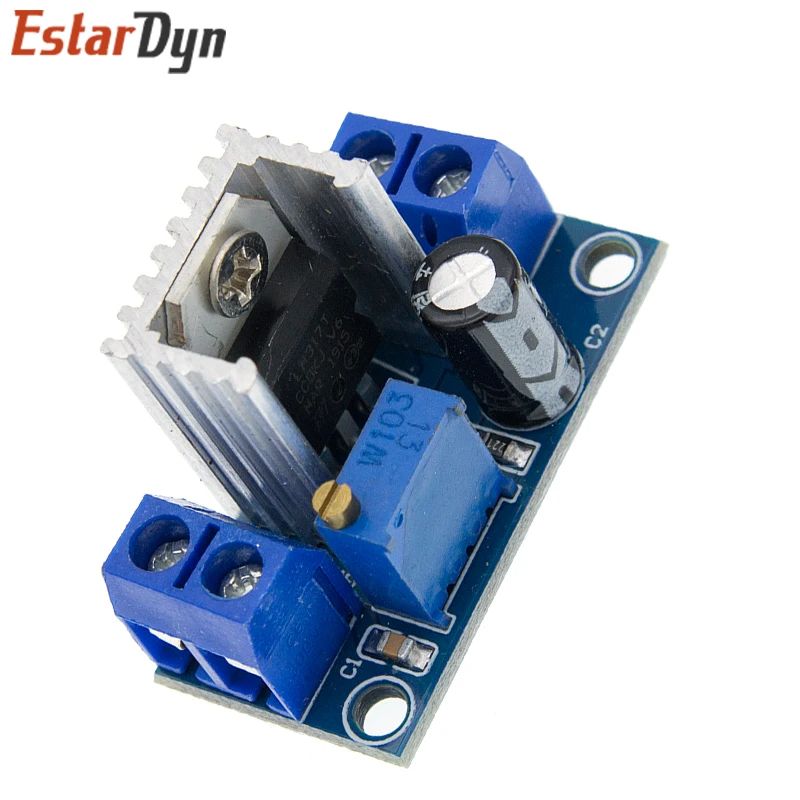 LM317 Adjustable Voltage Regulator Power Supply LM317 DC-DC Converter Buck Step Down Circuit Board Module Linear Regulator
