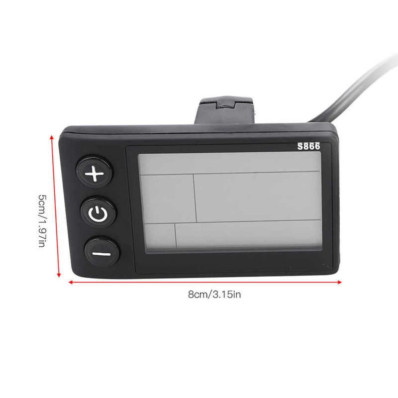 24V 36V 48V 250W 350W Waterproof LCD Display Panel Electric Bicycle Scooter Brushless Controller Kit Speed 3/5/9 Gears