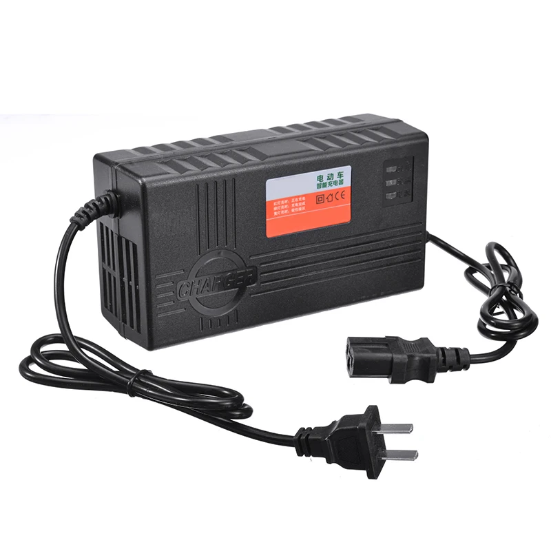 60V 20AH Motorcycle Battery Charger 6 LED Display For Scooter Wheel Lead Acid Battery Electric Bicycle Accessories Parts