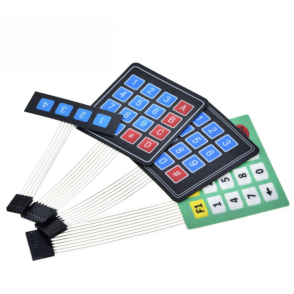 New 4 12 16 20 Key 4*4 Membrane Switch Keypad 1x4 3x4 4x4 4*5 Matrix Array Matrix keyboard for arduino smart car