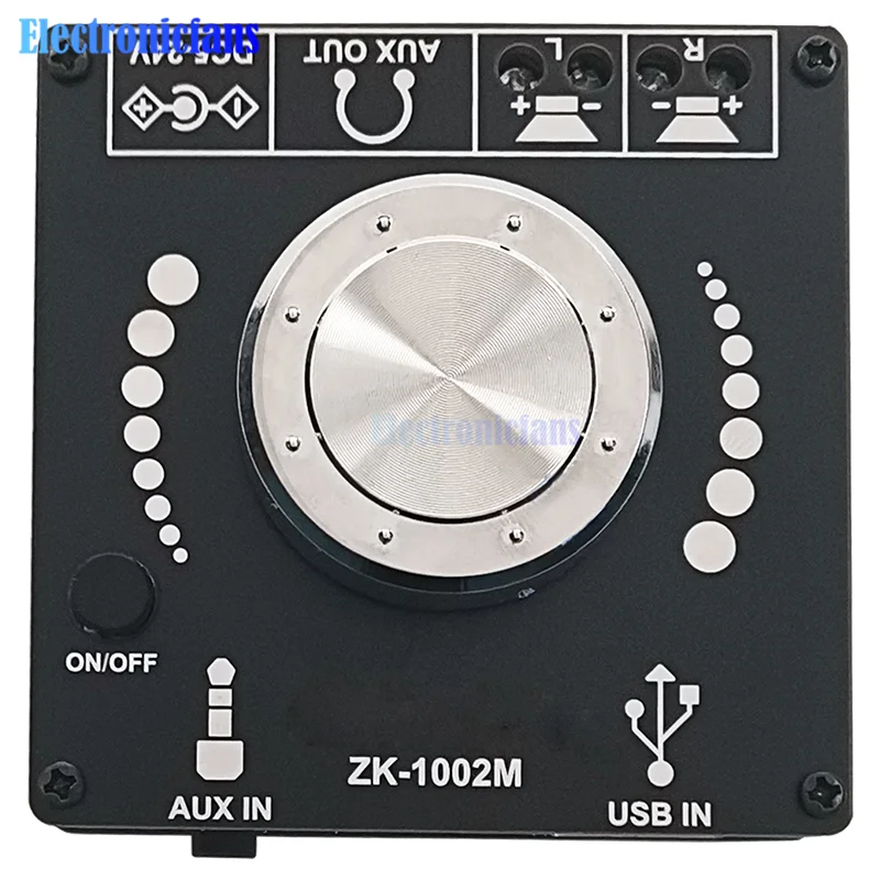 ZK-502H ZK-502M ZK-1002M 50WX2 100WX2 Mini 2.0 Stereo Bluetooth 5.0 Digital Power Amplifier Board Audio AMP Amplificador Module