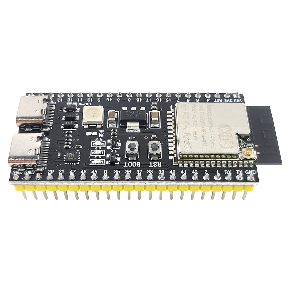 NEW ESP32 S3 Development Board with 2.4G Wifi BT Module for AI IOT DIY ESP32-S3WROOM1 N16R8 MCU 44Pin Type-C 8M PSRAM