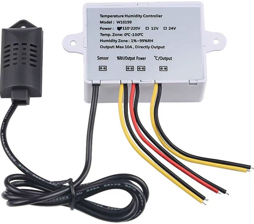 Digital Thermostat Humidistat Egg Incubator Temperature Humidity Controller Regulator Thermometer Hygrometer XKW1099 W1099