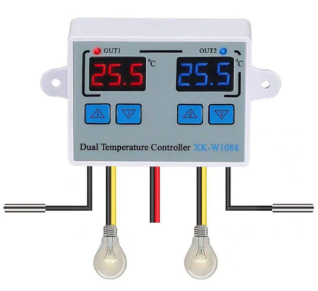 Digital Thermostat Humidistat Egg Incubator Temperature Humidity Controller Regulator Thermometer Hygrometer XKW1099 W1099