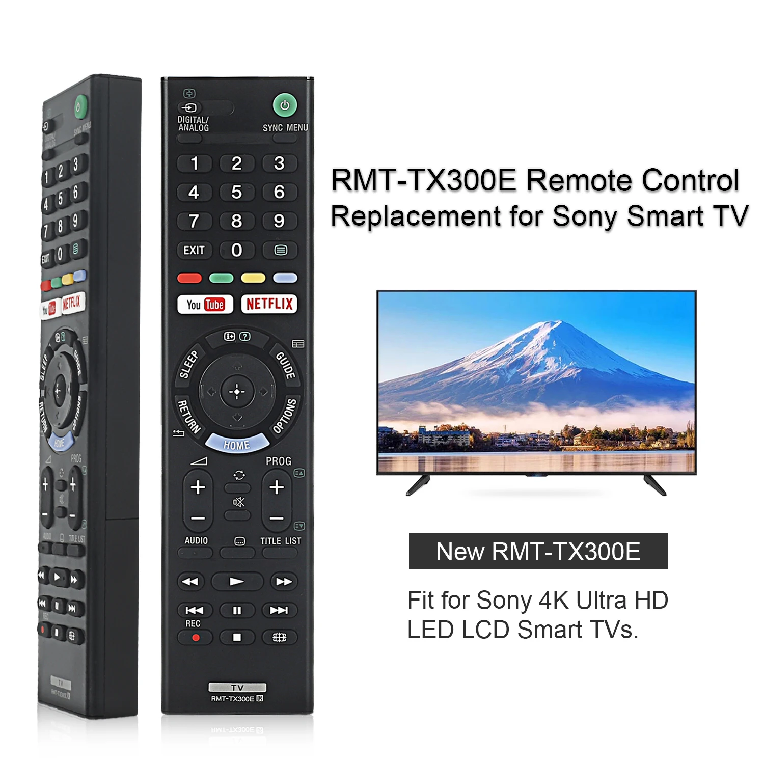 New IR Remote Control Use for Sony Smart TV RMF-TX200P RMF-TX200E RMF-TX310E RMF-TX300A RMF-TX300E RMF-TX310U Series Controller