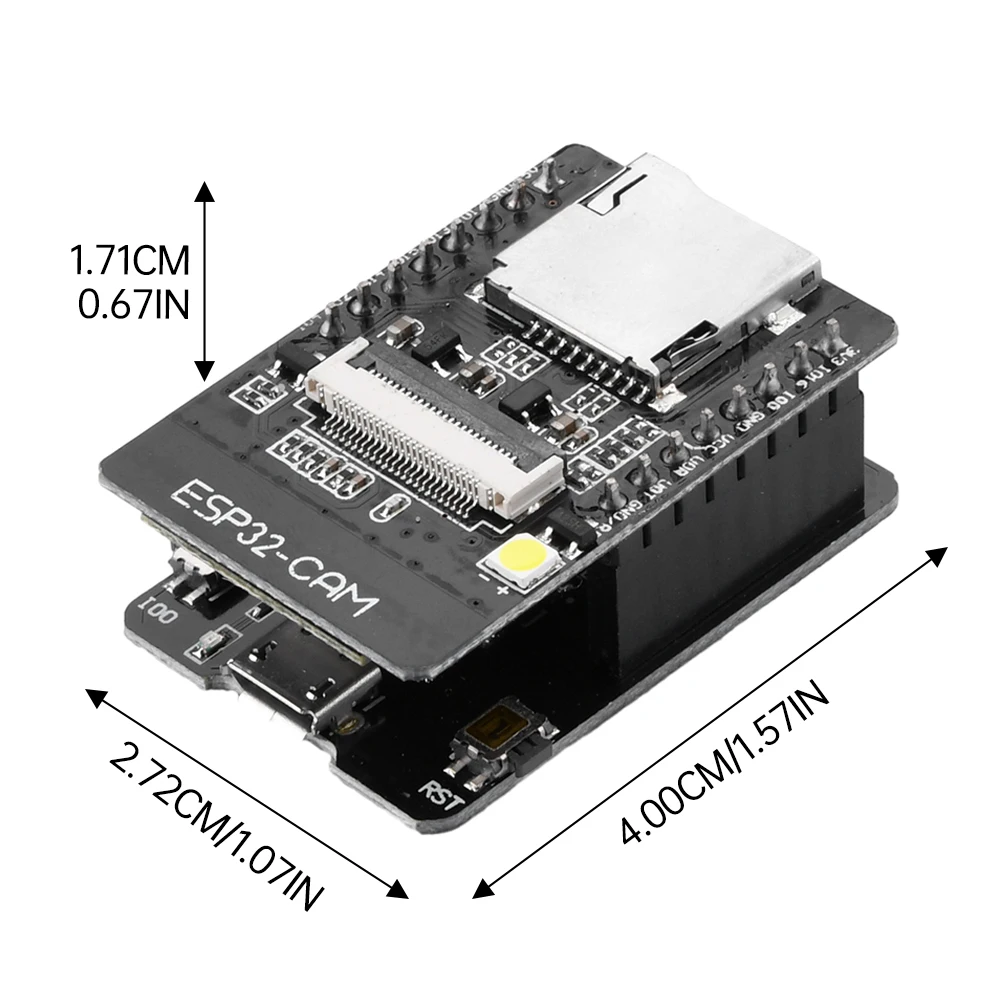 ESP32-CAM WIFI BT Development Board 2.0MP ESP32-S Module OV2640 Camera Module Expansion ESP32 Module 5V