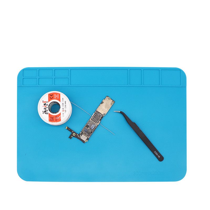 Heat Insulation Working Mat Heat-Resistant Soldering Station Repair Insulation Pad Insulator Pad Maintenance Platform 30*20cm