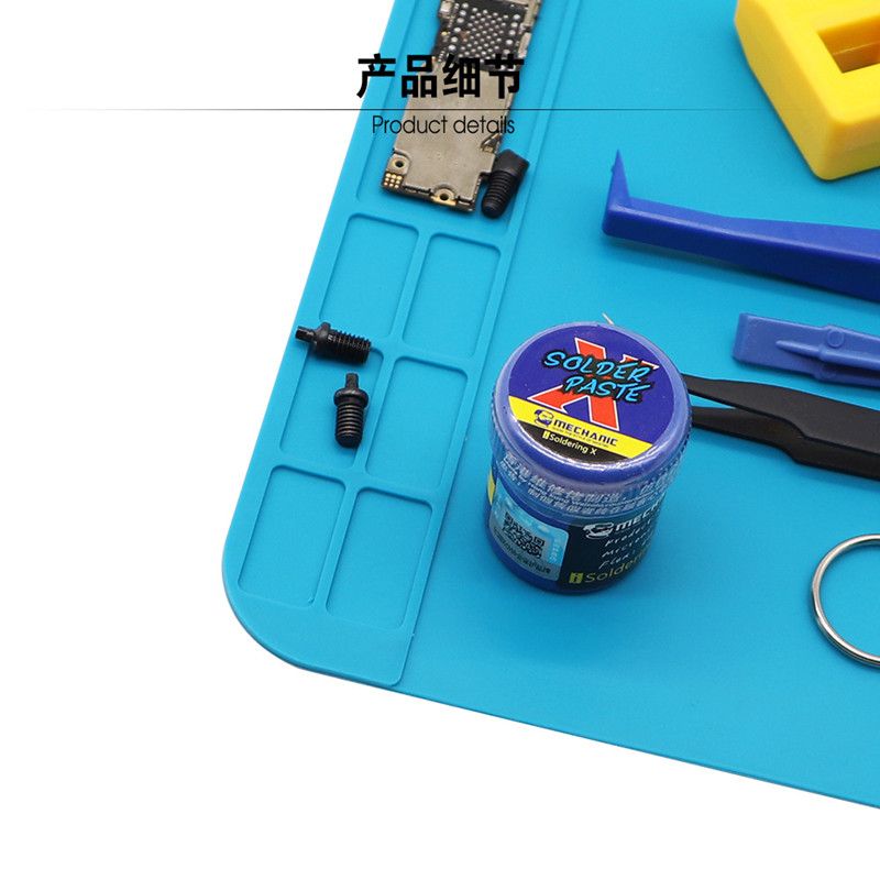 Heat Insulation Working Mat Heat-Resistant Soldering Station Repair Insulation Pad Insulator Pad Maintenance Platform 30*20cm