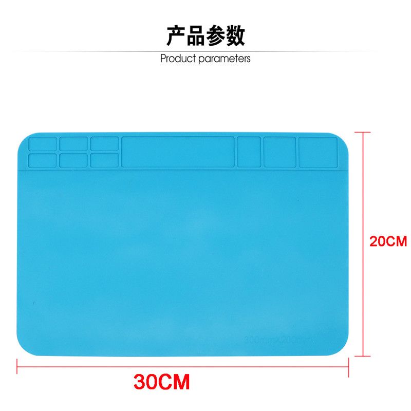 Heat Insulation Working Mat Heat-Resistant Soldering Station Repair Insulation Pad Insulator Pad Maintenance Platform 30*20cm