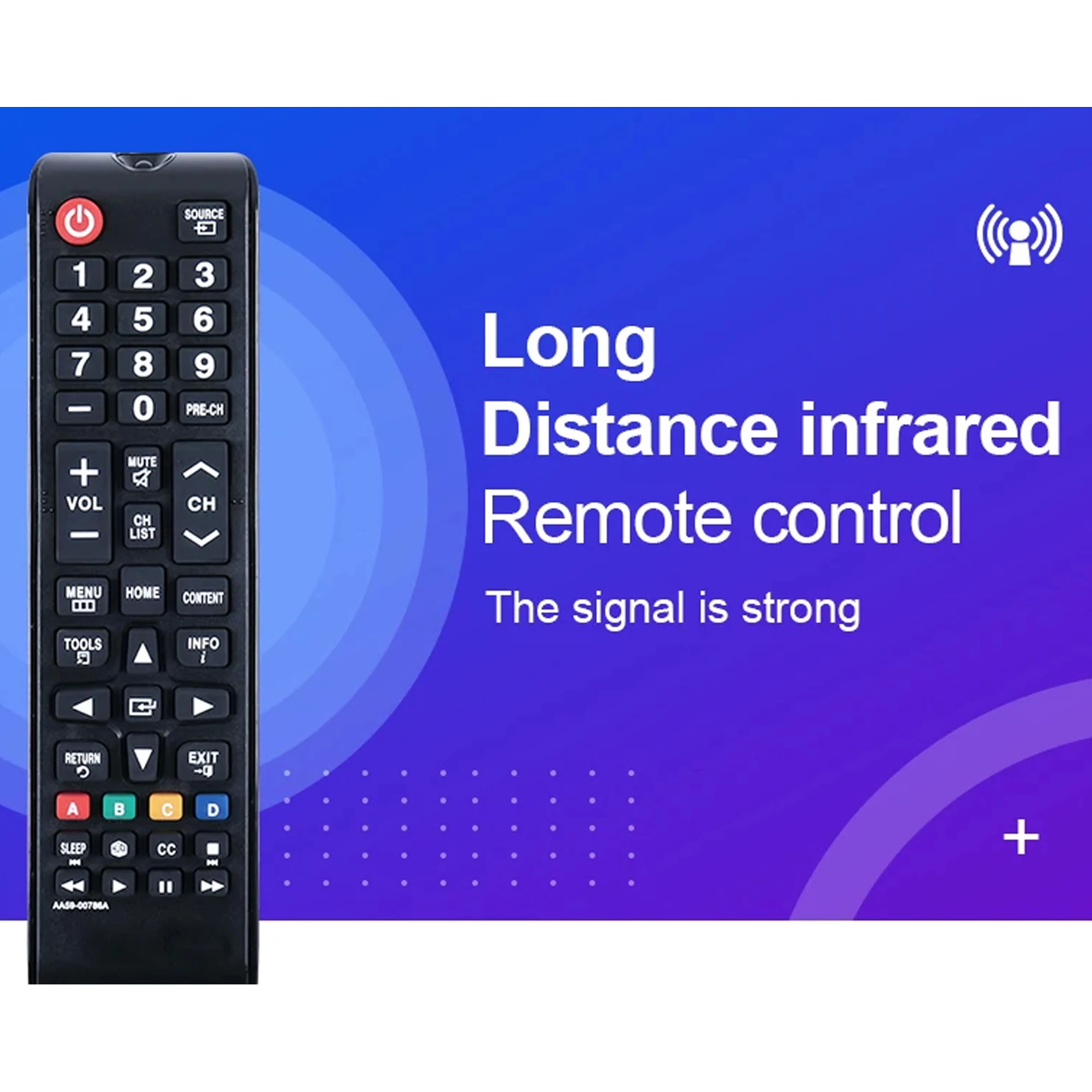 AA59-00786A Remote Control for Samsung 3D Full Smart HD LED TV F6800 F6700 UE40F8000ST UE40F6800 UE40F6700 UN55F6800 UN46F6800