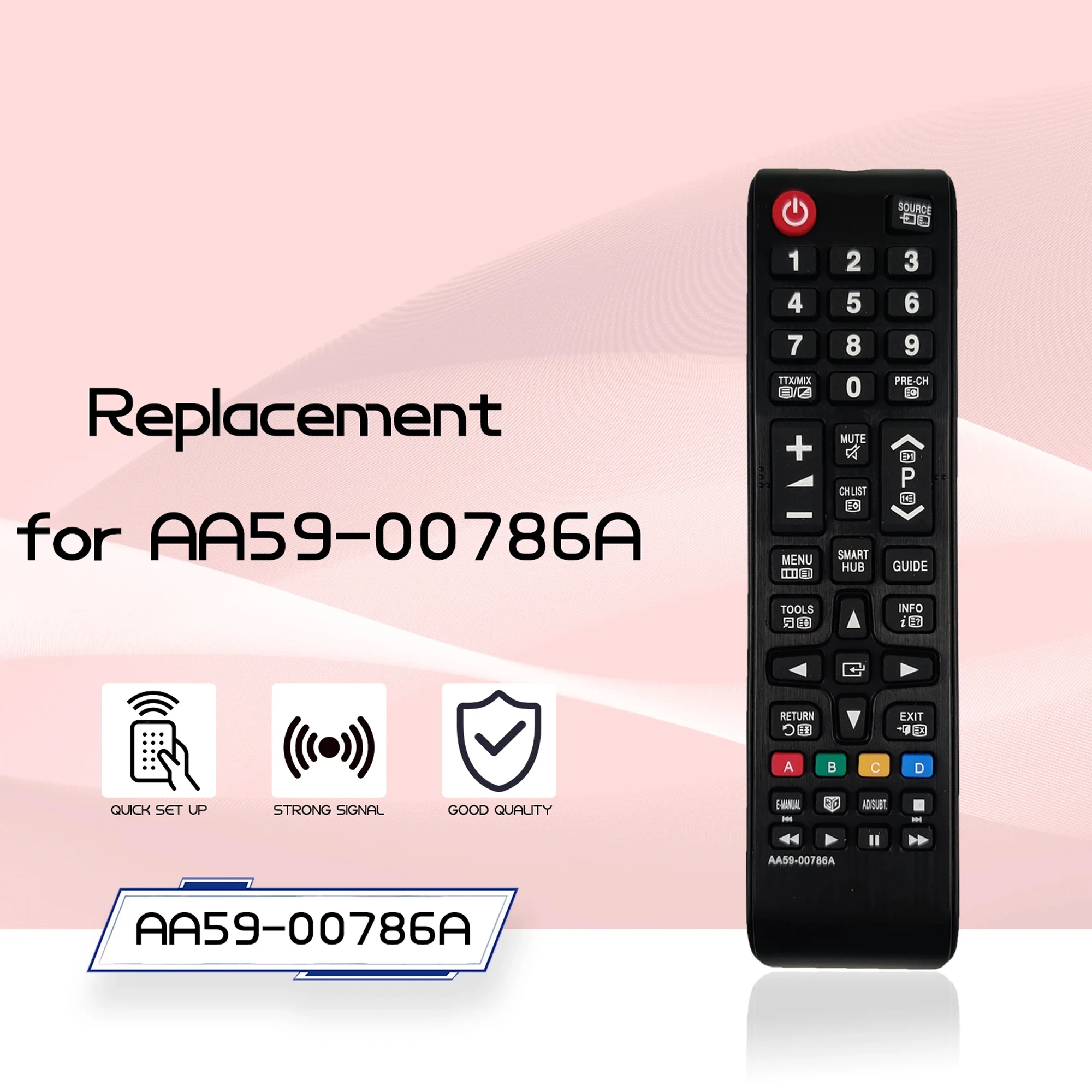 AA59-00786A Remote Control for Samsung 3D Full Smart HD LED TV F6800 F6700 UE40F8000ST UE40F6800 UE40F6700 UN55F6800 UN46F6800