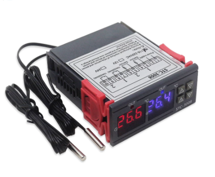 STC3008 STC 3008 Dual Digital Temperature Controller Two Relay Output 12V 24V 220V Thermoregulator Thermostat