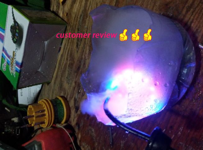 12 LED Multicolor Aquarium Reptile Fish Tank Mist Maker Lighting Humidifier Atomizer Landscape Decor Lamp