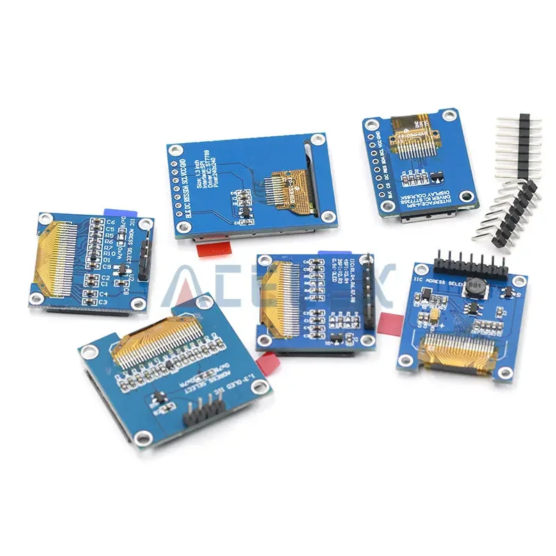 TFT Display 0.96 1.3 1.44 1.8 inch IPS 7P SPI HD 65K Full Color LCD Module ST7735 / ST7789 Drive IC 80*160 240*240 (Not OLED)