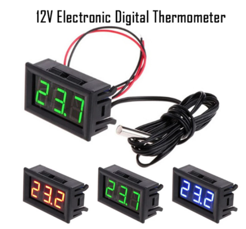 12V Digital Thermostat Temperature Controller Regulator Thermoregulator Incubator NTC Sensor Meter Case new