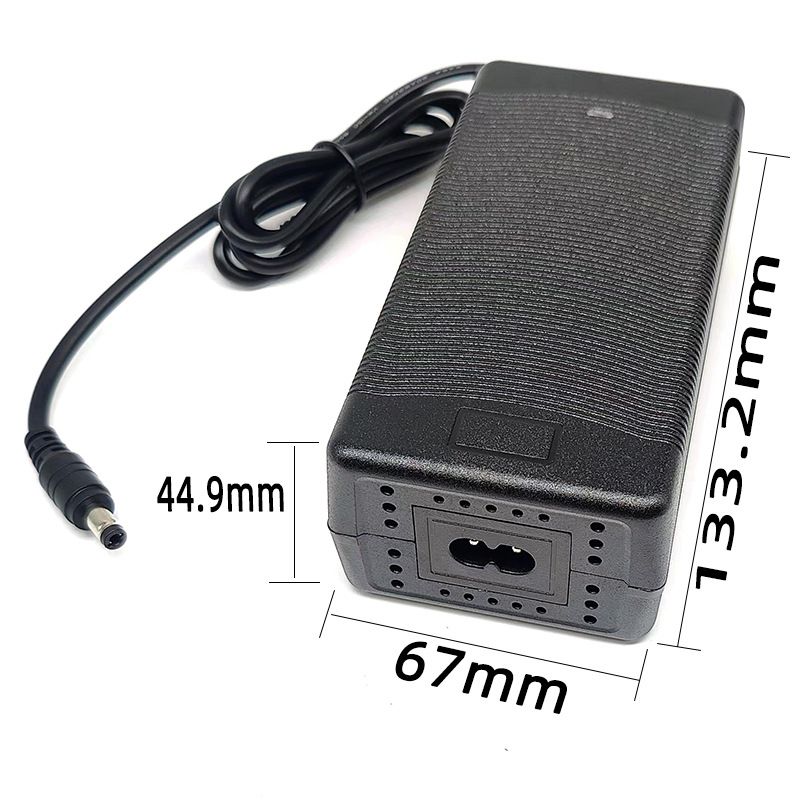 54.6V 2A lithium battery electric vehicle charger, 18650 battery 48V bicycle lithium battery charger