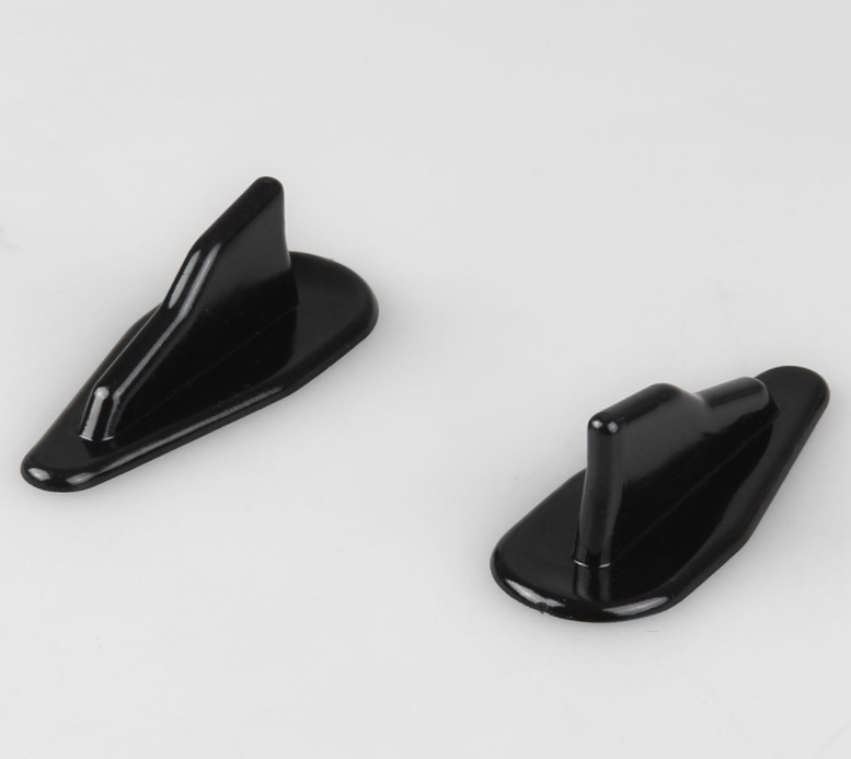 Universal Car Roof Shark Fins Spoiler Wing Kit Vortex Generator EVO Style CSL2018