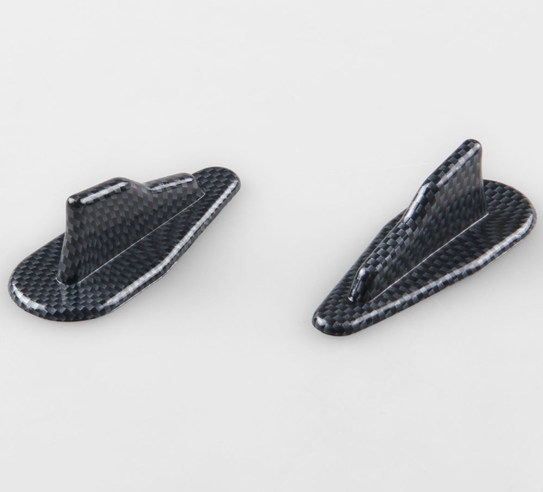 Universal Car Roof Shark Fins Spoiler Wing Kit Vortex Generator EVO Style CSL2018