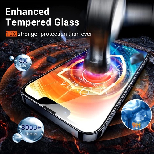 5Pcs Tempered Glass for IPhone15 14 13 12 11 Pro Max Screen Protector for IPhone 11 13Mini 7 8 14 Plus SE X XS XR 14Pro Glass 15 15pro 15promax 16 16pro 16promax 17 17air 17pro 17promax