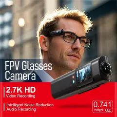 S110 FPV Glasses Camera 2.7K Wearable Wifi Video Camcorder Camera 110Wide Angle Lens APP Control Action Camera