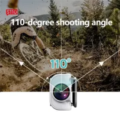 S110 FPV Glasses Camera 2.7K Wearable Wifi Video Camcorder Camera 110Wide Angle Lens APP Control Action Camera