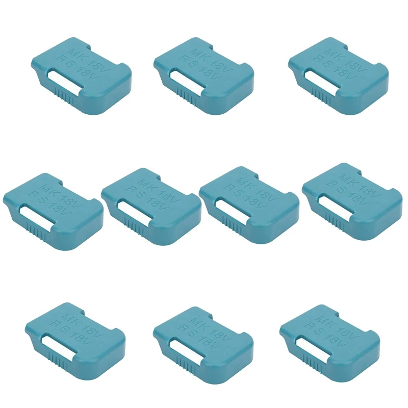 5Pcs Battery Storage Rack Battery Holder Case for Makita 18V Fixing Devices(Blue)