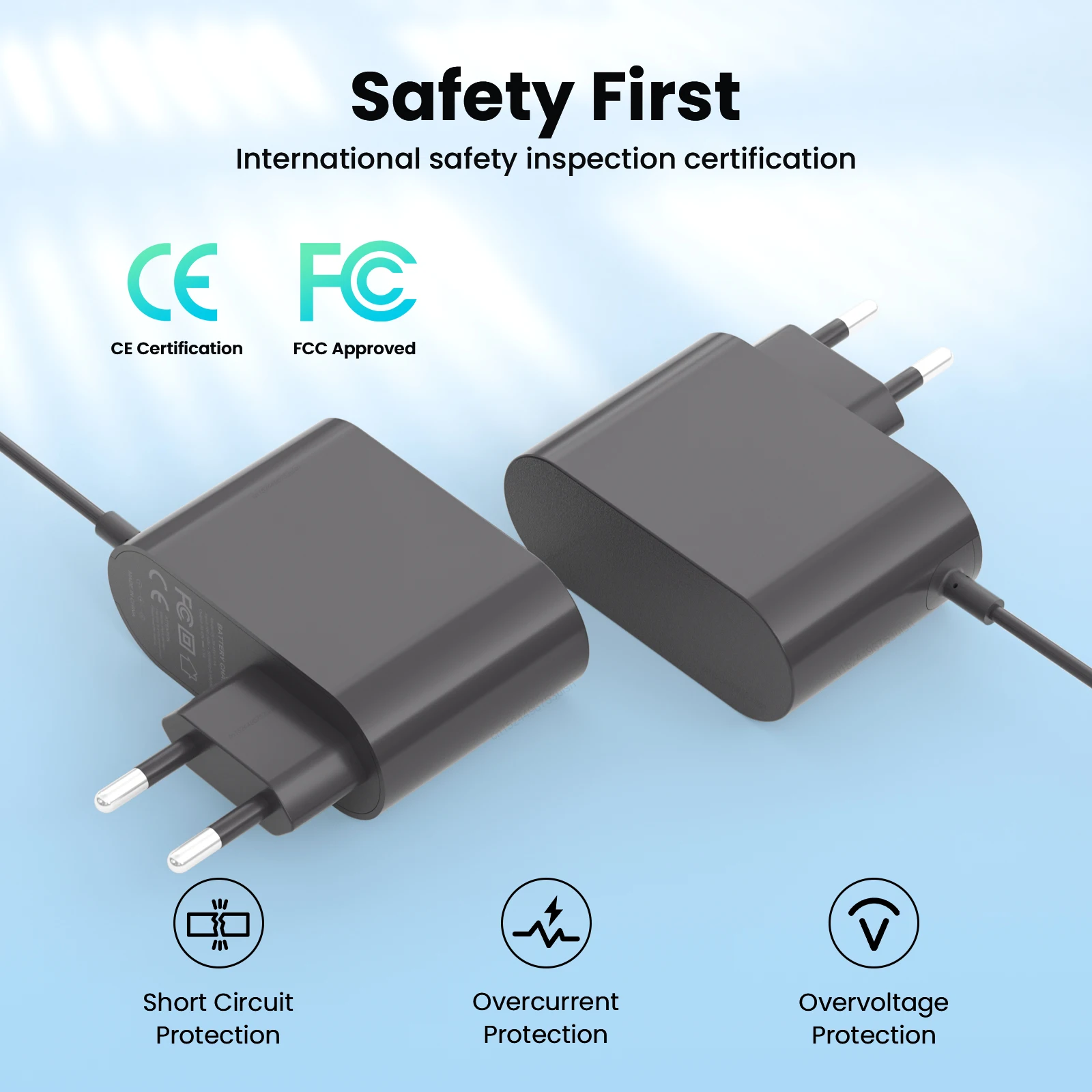 Battery Charger For Dyson V6 V7 V8 Charger Replacement Battery Charger Compatible For V8 V7 V6 Charger 26.1V 0.78A