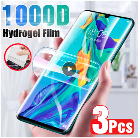3Pcs Screen Protector For Huawei P30 Pro P20 Lite P40 P10 Full Cover Hydrogel Film For Mate 10 20 30 40 Pro Lite P Smart 2019 Z