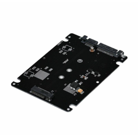 M.2 NGFF To 2.5 inch SATA SSD/MSATA To SATA Adapter Card Case (B key For PC Adapter M2 +M Desktop Socket NGFF )