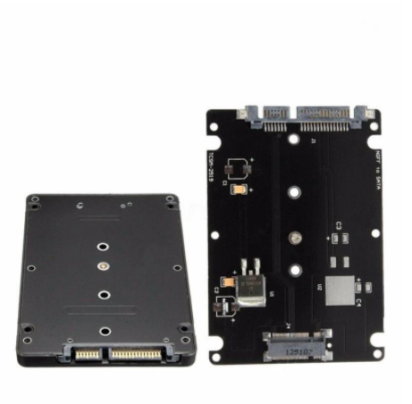 M.2 NGFF To 2.5 inch SATA SSD/MSATA To SATA Adapter Card Case (B key For PC Adapter M2 +M Desktop Socket NGFF )