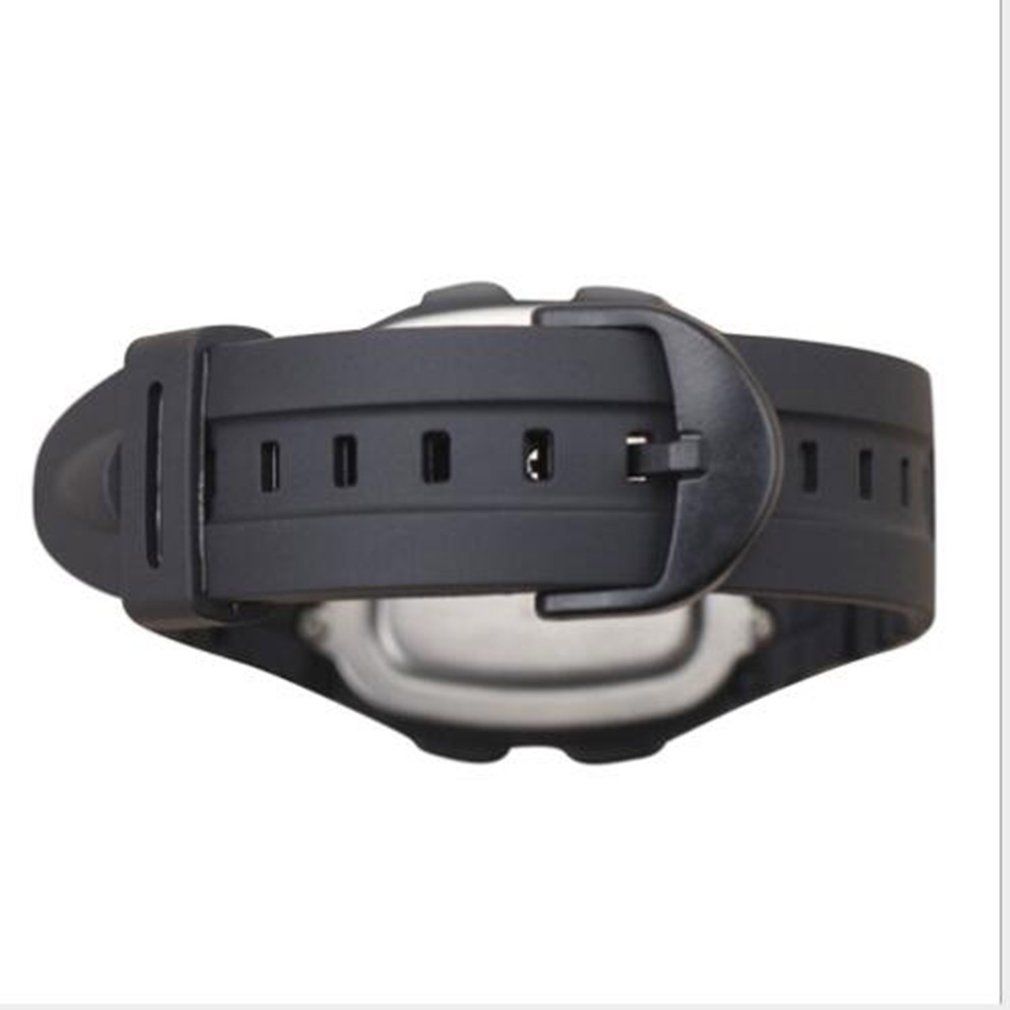 Silicone Watch Band Stainless Steel Pin Buckle Replacement Watchband for Casio W-96H Sports Men Strap Bracelets Only Black