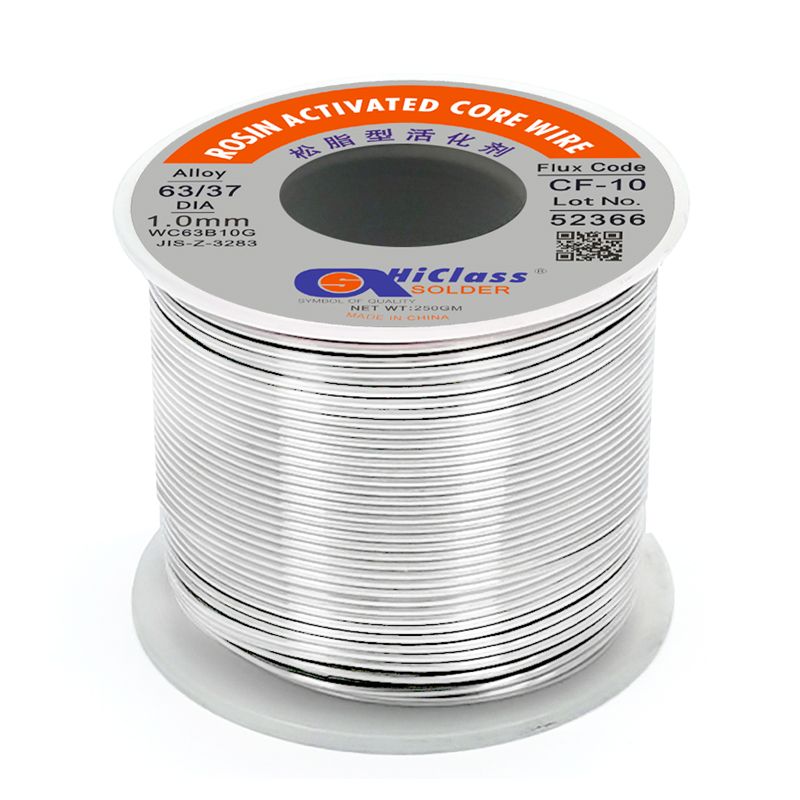 Solder Wire Tin 63/37 soldering Low melting 0.5mm 0.8mm 1.0mm 1.2mm 2.0mm Rosin Core Flux1.8%~ 2.4%