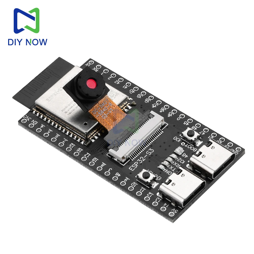 ESP ESP32-S3 CAM WiFi Bluetooth development board module onboard ESP32-S3 N16R8 dual TYPE-C OV2640 /OV5640/OV3660 Camera